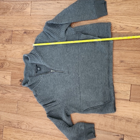 Athleta Gray Zip Up Sweater Cozy and Versatile - Picture 7 of 12
